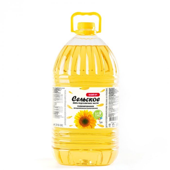 Sunflower oil "Selskoe", 5 l