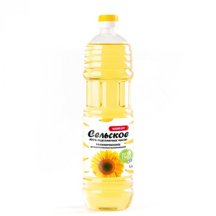 Sunflower oil "Selskoe", 1 l