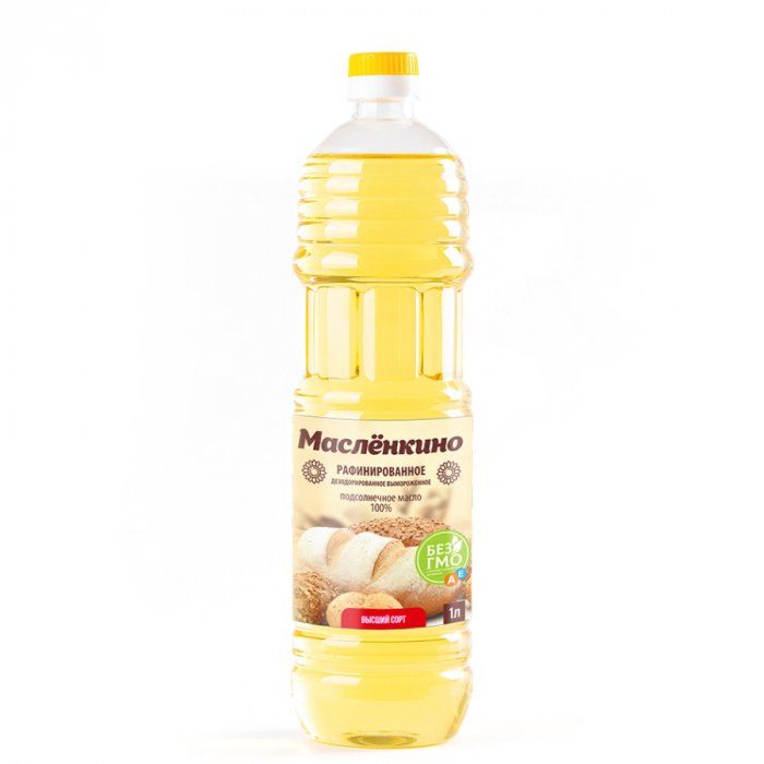 Sunflower oil "Maslenkino", 1L