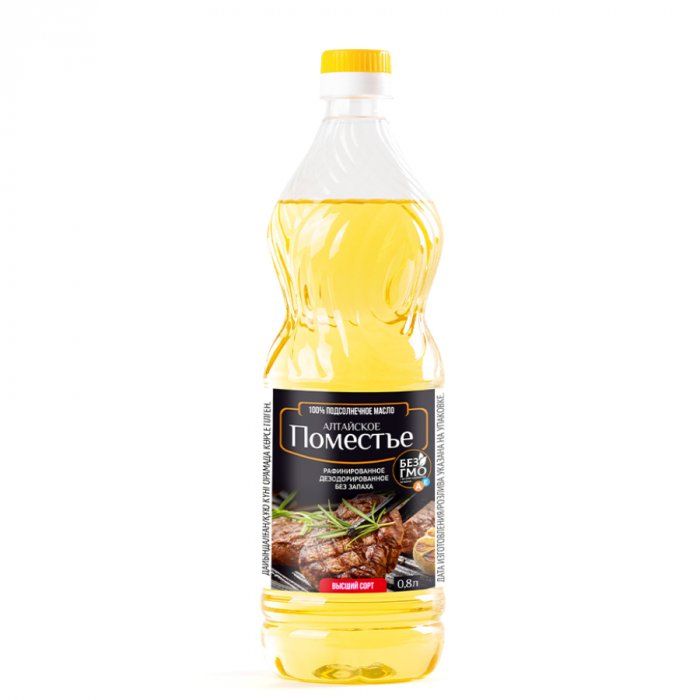 Sunflower oil "Altayskoe Pomestie", 0.8 l