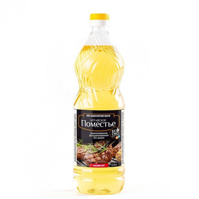 Sunflower oil "Altayskoe Pomestie", 0.9 l
