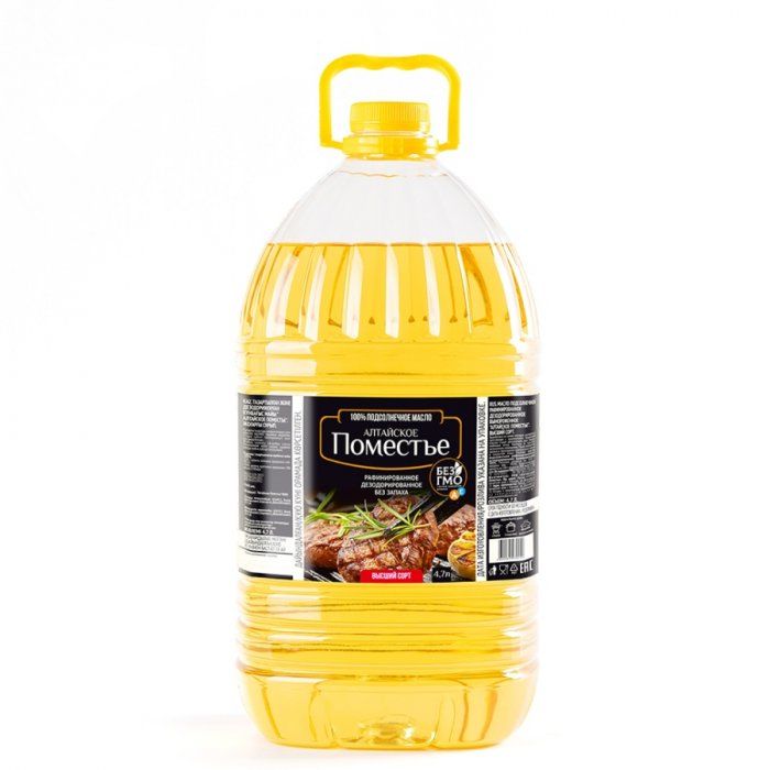 Sunflower oil "Altayskoe Pomestie", 4.7 l