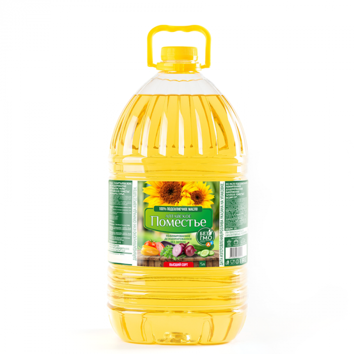 Sunflower oil "Altayskoe Pomestie", 5 l