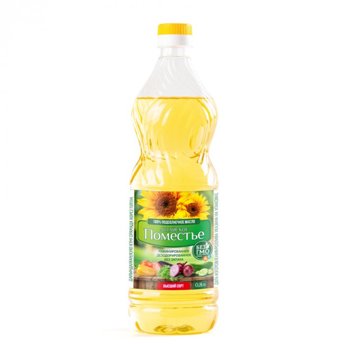 Sunflower oil "Altayskoe Pomestie", 0.8 l