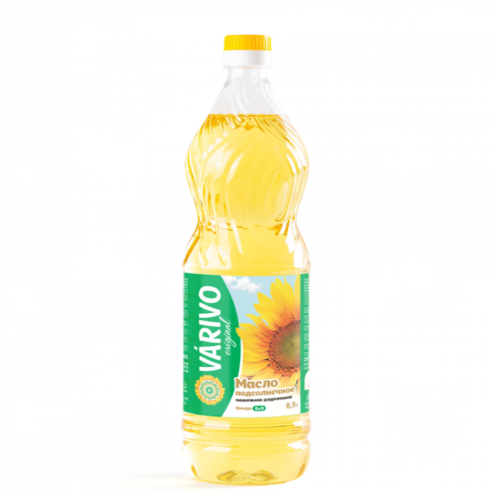 Sunflower oil "VARIVO original", 0.9 l