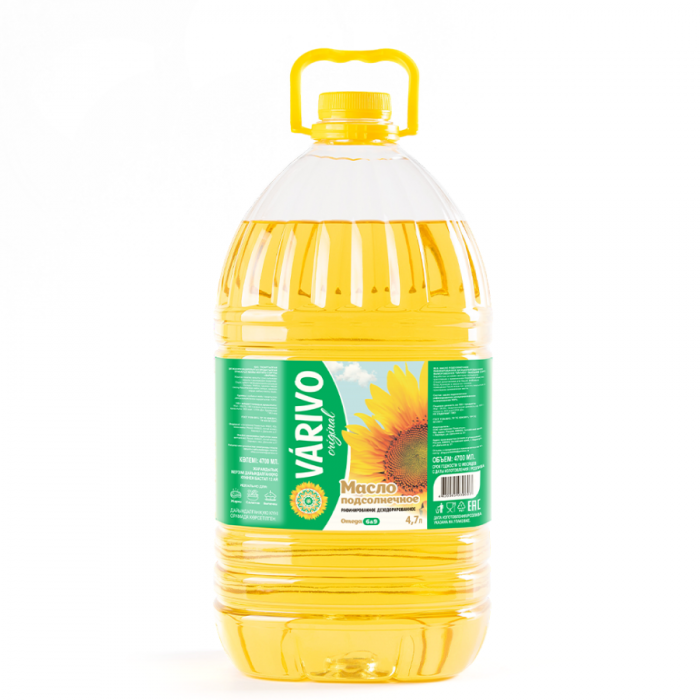 Sunflower oil "VARIVO original", 4.7l